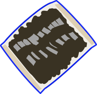 Illustration of activated carbon filter media, by Satoko Nakajima